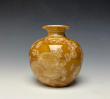 Load image into Gallery viewer, Iced Caramel Crystalline Glazed Mini Vase #7
