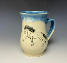 Load image into Gallery viewer, Galloping Horse Mug - Ice Blue
