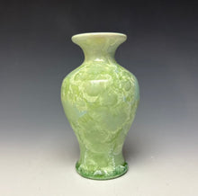 Load image into Gallery viewer, Crystalline Glazed Mini Vase - Mint Green
