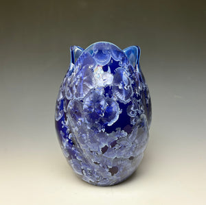 Tulip Vase- Winter Sky Blue #3