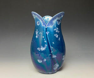 Tulip Vase- Atlantic Storm Blue #3