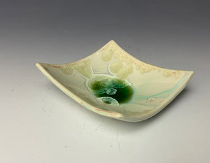 Crystalline Tray in Moss Green #2