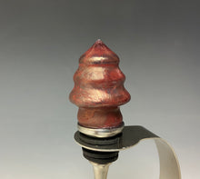 Load image into Gallery viewer, Crystalline Glazed Bottle Stopper- Ruby Tree
