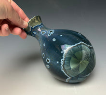 Load image into Gallery viewer, Cobalt Galaxy Crystalline Glazed Vase 8

