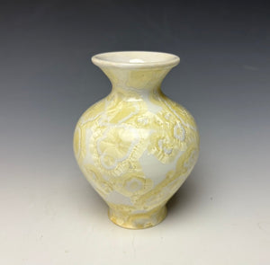 Crystalline Mini Vase in Ivory