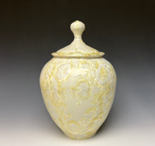 Load image into Gallery viewer, Ivory Crystalline Jar
