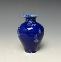 Load image into Gallery viewer, Winter Sky Blue Crystalline Glazed Mini Vase #3
