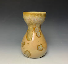 Load image into Gallery viewer, Gold Crystalline Glazed Bulb Vase
