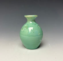Load image into Gallery viewer, Light Green Crystalline Glazed Mini Vase #5
