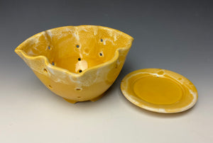 Sunshine Yellow Lotus Berry Bowl