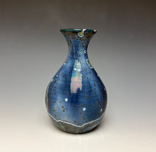 Load image into Gallery viewer, Cobalt Galaxy Crystalline Glazed Mini Vase 6
