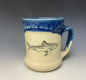 Shark Mug- Deep Blue