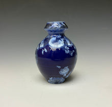 Load image into Gallery viewer, Winter Sky Blue Crystalline Glazed Mini Vase #5
