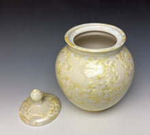 Load image into Gallery viewer, Ivory Crystalline Jar 2
