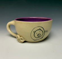 Load image into Gallery viewer, PIGGERY- Soup mug in Purple
