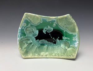 Crystalline Tray in Emerald Green #1