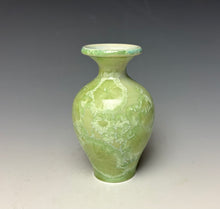 Load image into Gallery viewer, Crystalline Glazed Mini Vase - Mint Green 5
