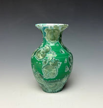 Load image into Gallery viewer, Emerald Green Crystalline Glazed Mini Vase 7
