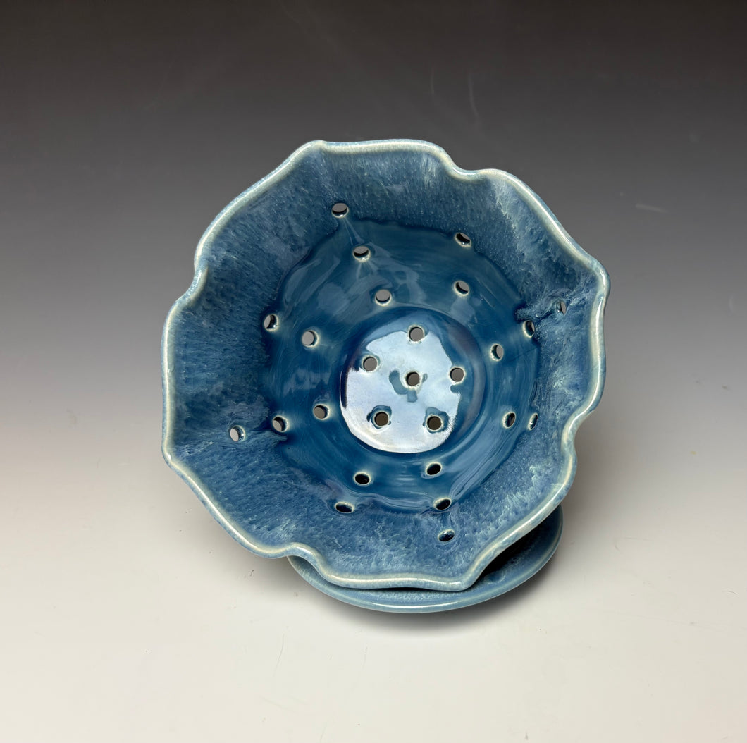 Ice Blue Lotus Berry Bowl