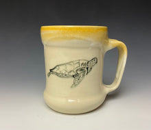 Load image into Gallery viewer, Sea Turtle Mug- Sunshine Yellow
