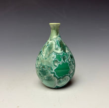 Load image into Gallery viewer, Emerald Green Crystalline Glazed Mini Vase 4
