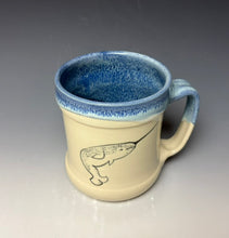 Load image into Gallery viewer, Narwhal Mug- Deep Blue
