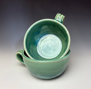 Seafoam Green Soup Mug