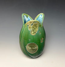 Load image into Gallery viewer, Tulip Vase- Green Galaxy
