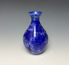 Load image into Gallery viewer, Royal Blue Crystalline Glazed Mini Vase 2
