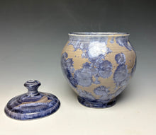 Load image into Gallery viewer, Periwinkle Crystalline Glazed Jar
