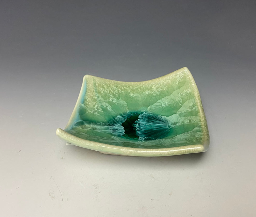 Crystalline Tray in Light Green