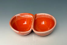Load image into Gallery viewer, Double Dip Dish- Intense Orange
