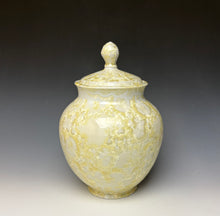 Load image into Gallery viewer, Ivory Crystalline Jar 2
