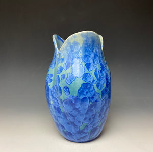 Tulip Vase- Teal #4