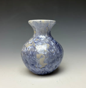 Periwinkle Crystalline Mini Vase 5