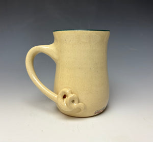 Ninja Pig Mug- Blue Green