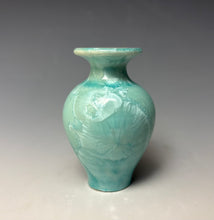 Load image into Gallery viewer, Light Green Crystalline Glazed Mini Vase #5
