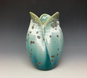 Tulip Vase- Wintergreen #4