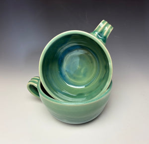 Seafoam Green Soup Mug