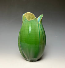 Load image into Gallery viewer, Tulip Vase- Green Galaxy
