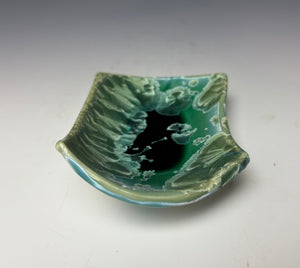 Crystalline Tray in Emerald Green #1