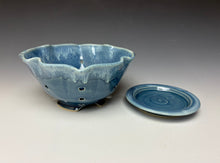 Load image into Gallery viewer, Ice Blue Lotus Berry Bowl
