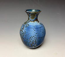 Load image into Gallery viewer, Cobalt Galaxy Crystalline Glazed Mini Vase 7
