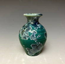 Load image into Gallery viewer, Aqua Crystalline Glazed Mini Vase 4
