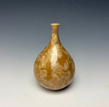 Load image into Gallery viewer, Iced Caramel Crystalline Glazed Mini Vase #4
