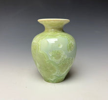Load image into Gallery viewer, Crystalline Glazed Mini Vase - Mint Green 3
