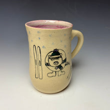 Load image into Gallery viewer, Skiing Pig Mug- Pink
