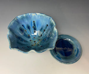 Microcrystalline Light Blue Lotus Berry Bowl