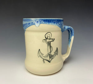 Anchor Mug- Deep Blue