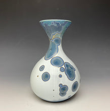 Load image into Gallery viewer, Bluestone Crystalline Glazed Vase
